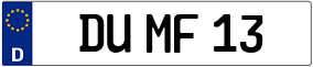 Truck License Plate